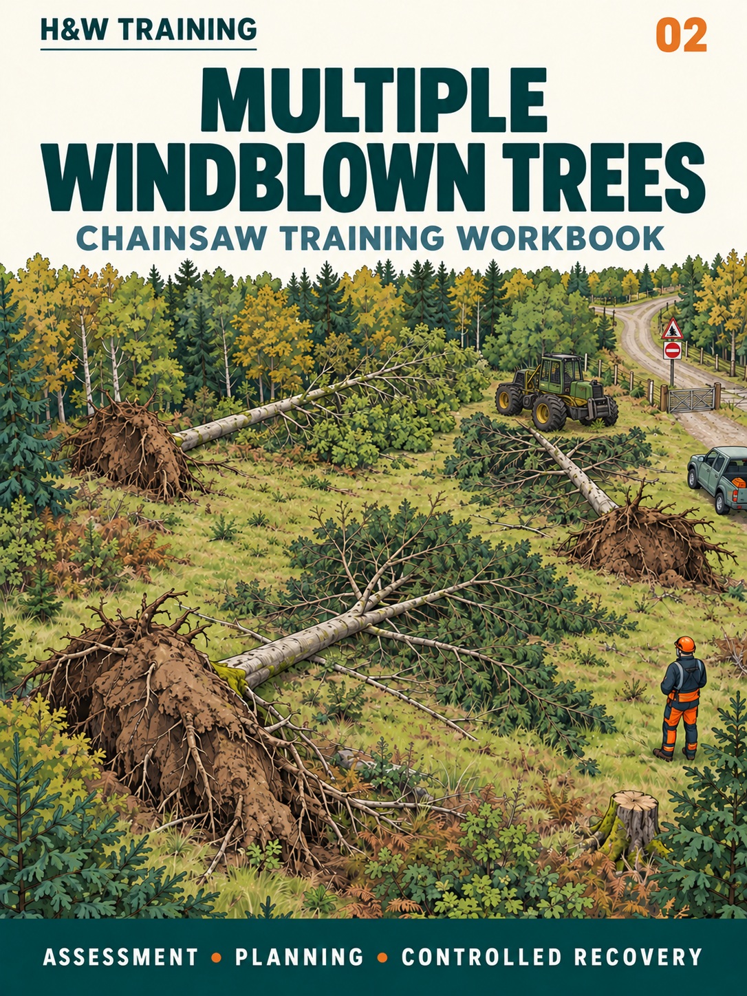 H&W Training Multiple Windblown Trees course cover